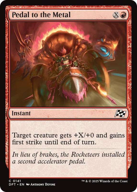 Magic the Gathering - Pedal to the Metal DFT0141 - Common -  Aetherdrift  - NM