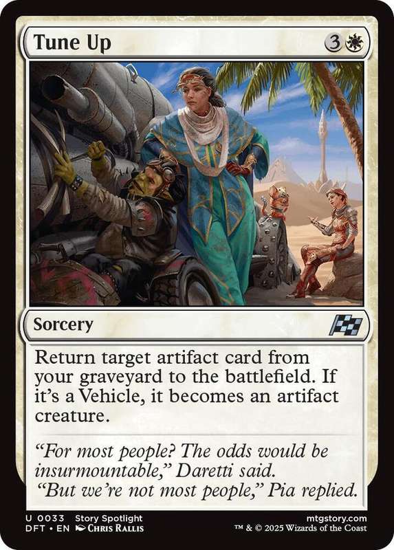 Magic the Gathering - Tune Up DFT0033 - Uncommon -  Aetherdrift  - NM