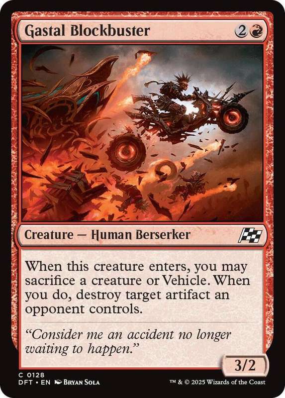 Magic the Gathering - Gastal Blockbuster DFT0128 - Common -  Aetherdrift  - NM