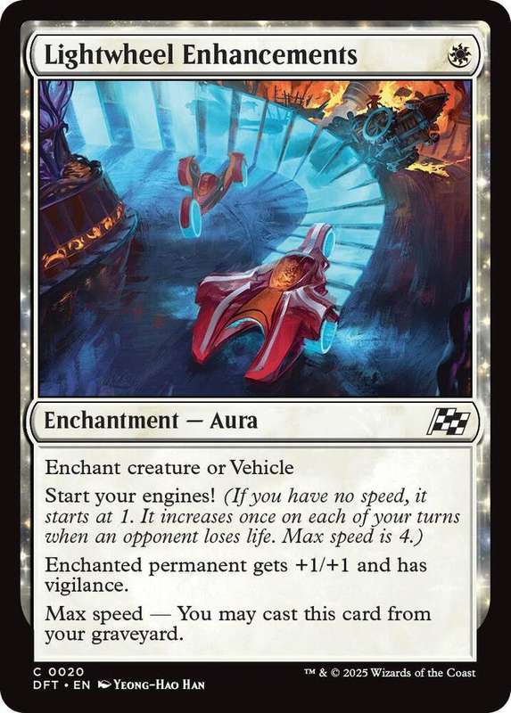 Magic the Gathering - Lightwheel Enhancements DFT0020 - Common -  Aetherdrift  - NM