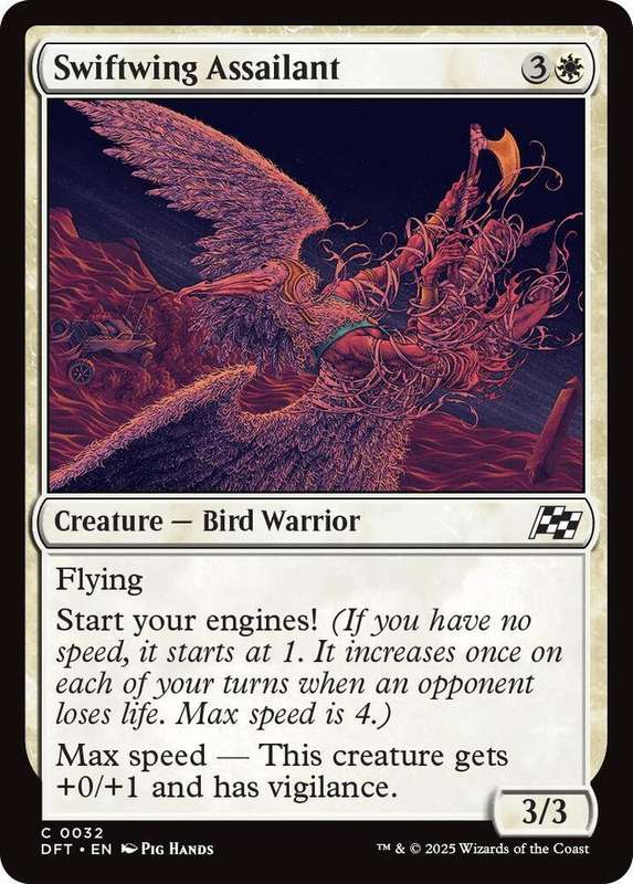 Magic the Gathering - Swiftwing Assailant DFT0032 - Common -  Aetherdrift  - NM