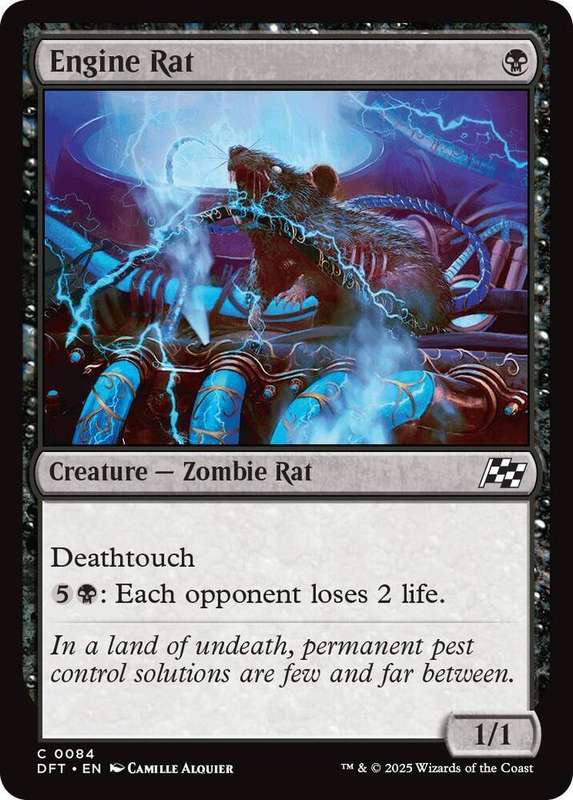 Magic the Gathering - Engine Rat DFT0084 - Common -  Aetherdrift  - NM