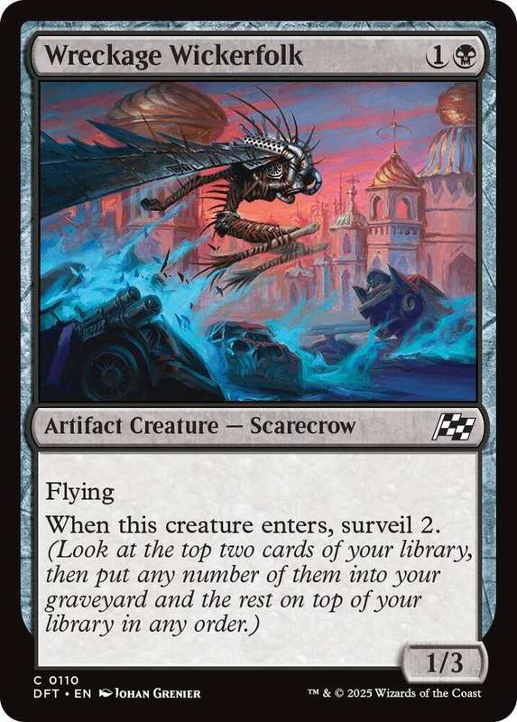 Magic the Gathering - Wreckage Wickerfolk DFT0110 - Common -  Aetherdrift  - NM