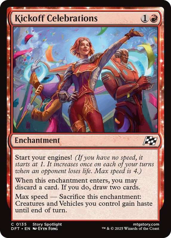 Magic the Gathering - Kickoff Celebrations DFT0135 - Common -  Aetherdrift  - NM