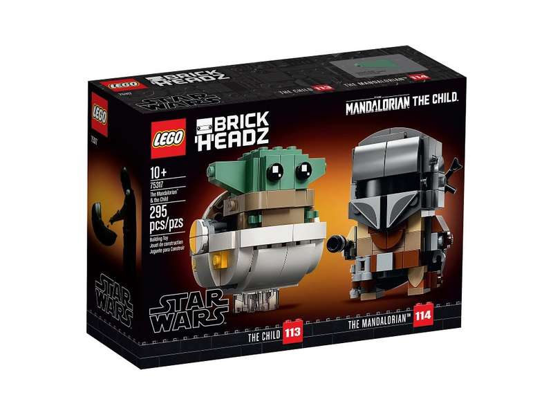 Lego Brickheadz 75317 - Star Wars - Mandalorian & Child (Retired Set)