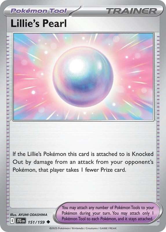 Pokemon Card - Lillie's Pearl 151/159 - Common - Journey Together - NM