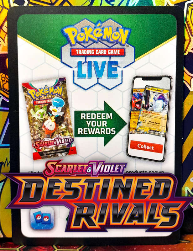 Pokemon Trading Card Game Live - Code Card - Destined Rivals