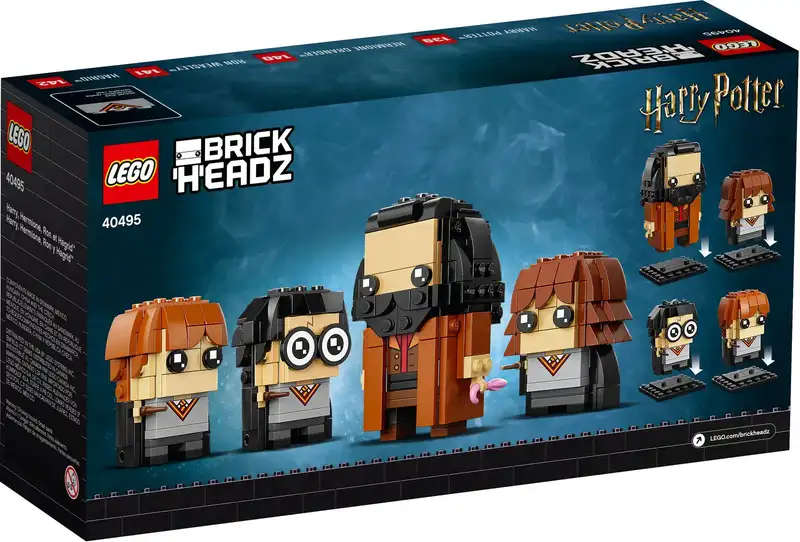 LEGO 40495 - BrickHeadz - Harry Potter - Harry, Hermione, Ron & Hagrid (Retired Set)
