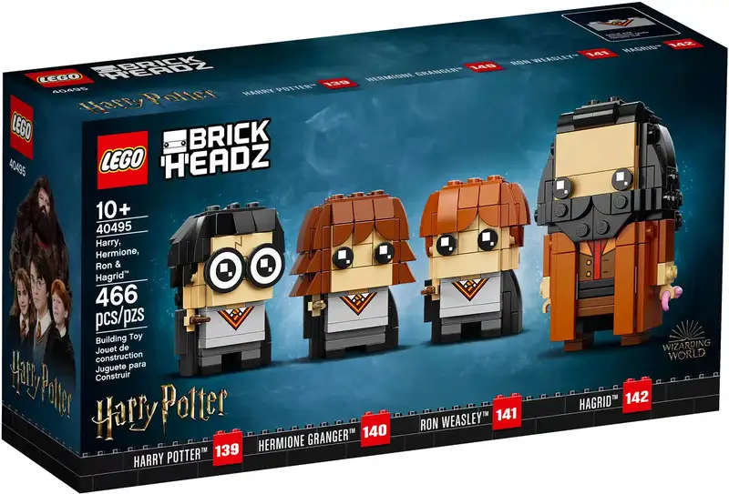 LEGO 40495 - BrickHeadz - Harry Potter - Harry, Hermione, Ron & Hagrid (Retired Set)
