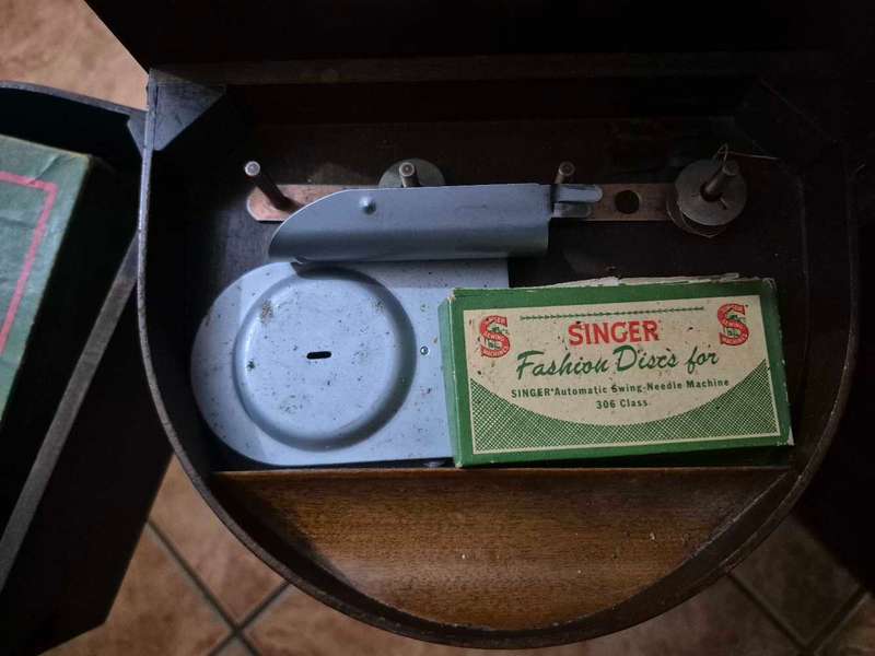 Vintage singer sewing machine