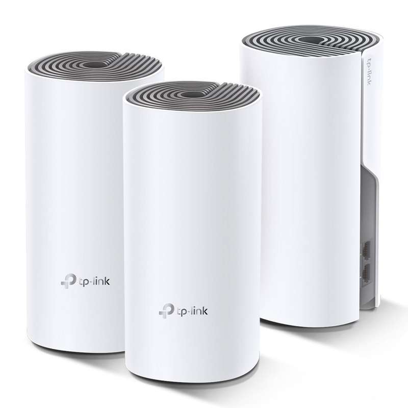 Tp-Link Deco E4 3 Pack AC1200 Whole Home Wifi System 2 x 10/100 Lan