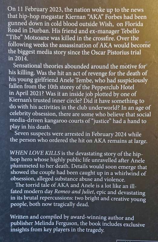 When Love Kills - the tragic tale of AKA and Anele by Melinda Ferguson
