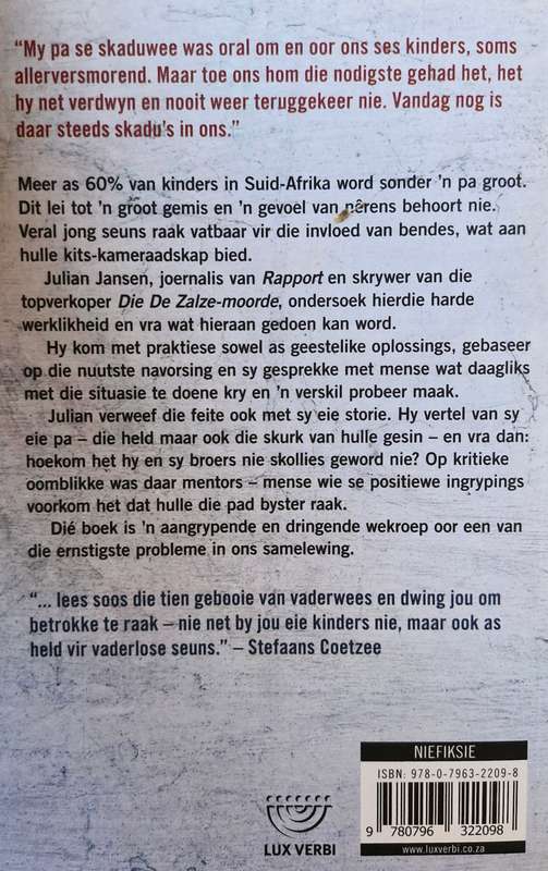 Seuns sonder pa's deur Julian Jansen