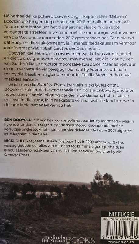 Op die duiwel se spoor - hoe ek die Krugersdorp-moordenaars vasgetrek het deur Ben 'Bliksem' Booysen