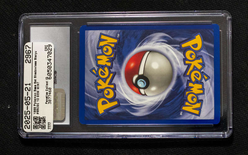 CGC 10 GEM MINT  Staryu  Shadowless Pokémon Base Set 1999  65/102