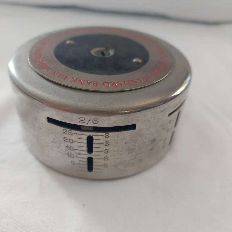 Antique Automatic Recording Safe Co Ltd Savings Box NO KEY