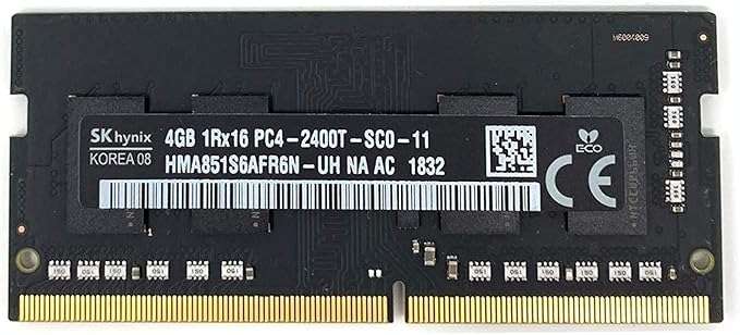 Hynix 4GB PC4-19200 DDR4-2400MHz Non-ECC Unbuffered CL17 260-Pin SoDimm Memory