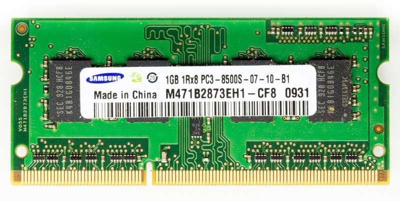 SAMSUNG 1GB PC3-8500S