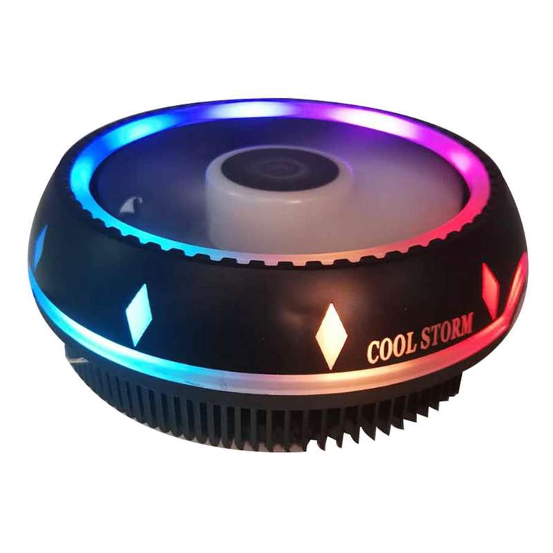 COOL STORM  High-Performance CPU Cooler RGB LED CPU Fan for LGA1150 1151 1155 AM4 AM3+ AM3 AM2+ FM1
