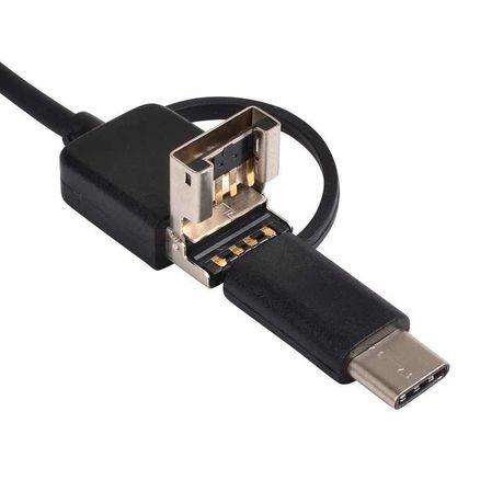 3 in 1 USB, Micro USB & Type C 2MP Endoscope Camera