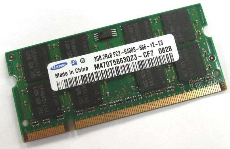 Samsung 2GB DDR2 Laptop RAM Memory