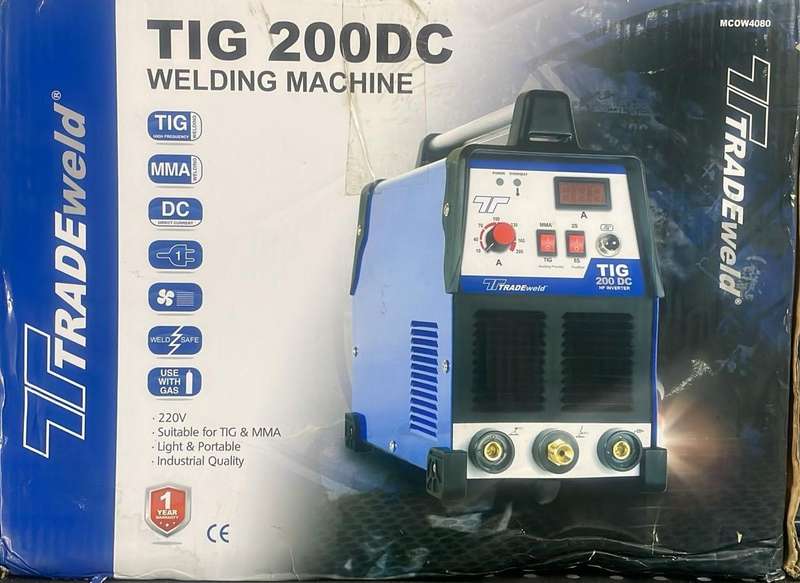TRADEweld TIG 200DC Welding Machine  SEALED BOX - Liquidation Auction