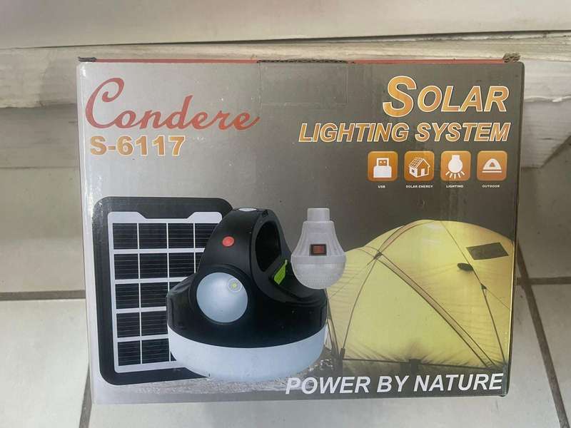 New Condere S-6117 Solar Lighting System - Liquidation Auction