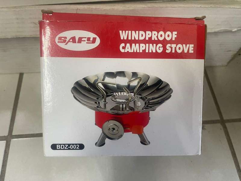 New SAFY Windproof Camping Stove (BDZ-002) - Liquidation Auction