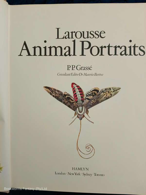 Larousse Animal Portraits by Pierre P. Grasse