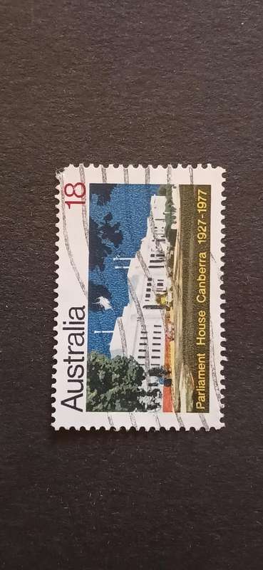 AUSTRALIA 1977 50TH ANN. OF THE PARLIAMENTARY HOUSE IN CANBERRA 1927-1977