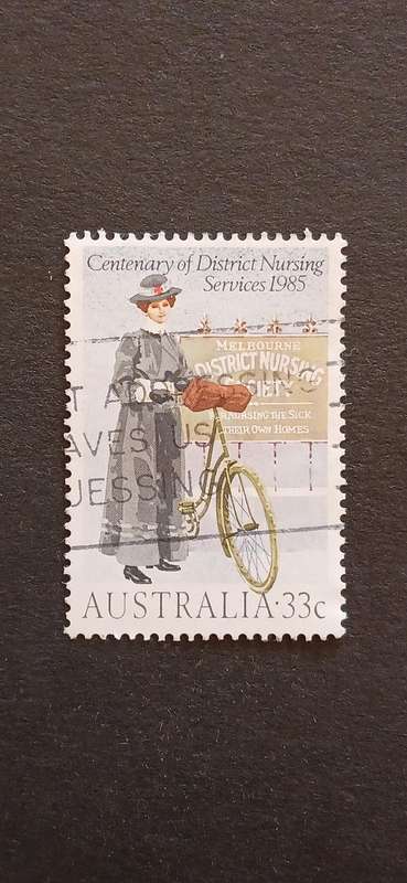AUSTRALIA 1985 100TH ANN. OF THE DISTRICT NURSING SERVICES