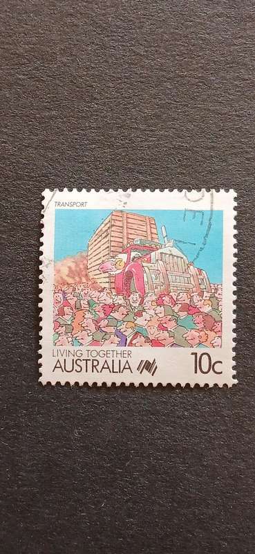 AUSTRALIA 1988 LIVING TOGETHER  - CARTOONS