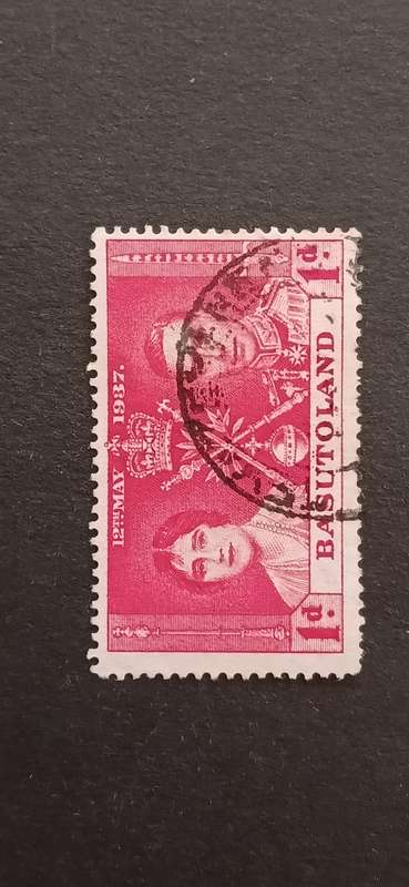BASUTOLAND 1937 CORONATION OF KING GEORGE VI AND QUEEN ELIZABETH