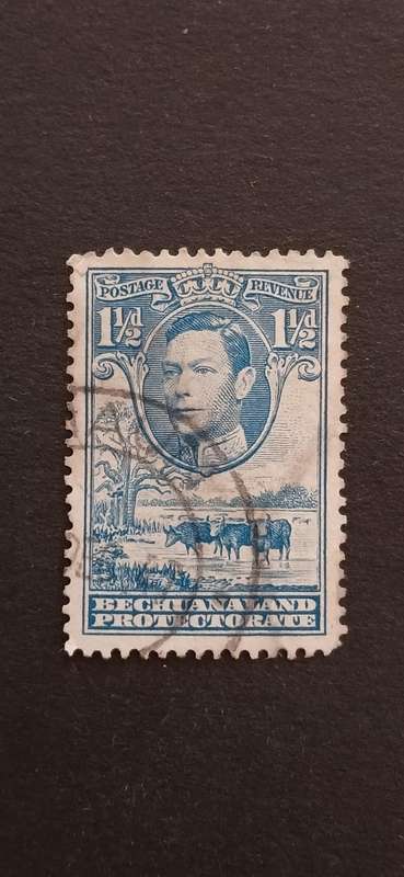 BECHUANALAND PROTECTORATE 1938-44 KING GEORGE VI AND LANDSCAPES