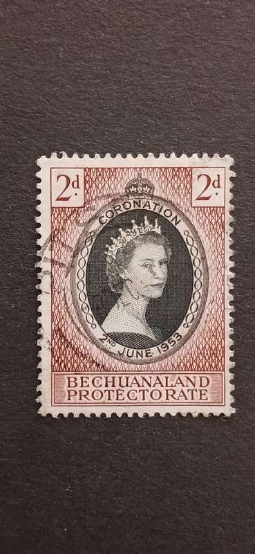 BECHUANALAND PROTECTORATE 1953 THE CORONATION OF QUEEN ELIZABETH II
