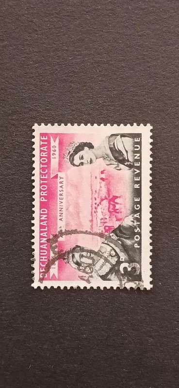 BECHUANALAND PROTECTORATE 1960 75TH ANN. OF BECHUANALAND PROTECTORATE