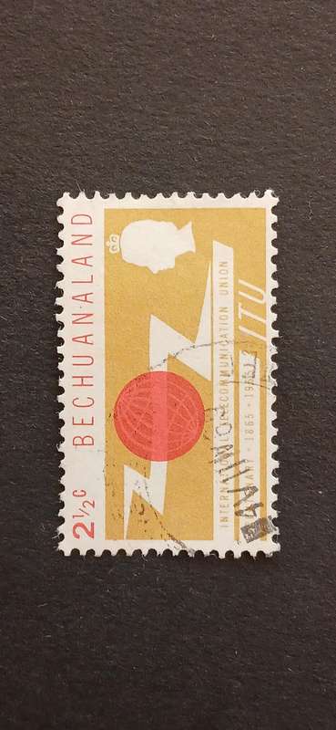 BECHUANALAND PROTECTORATE 1965 100TH ANN. OF INTERNATIONAL TELECOMMUNICATION UNION