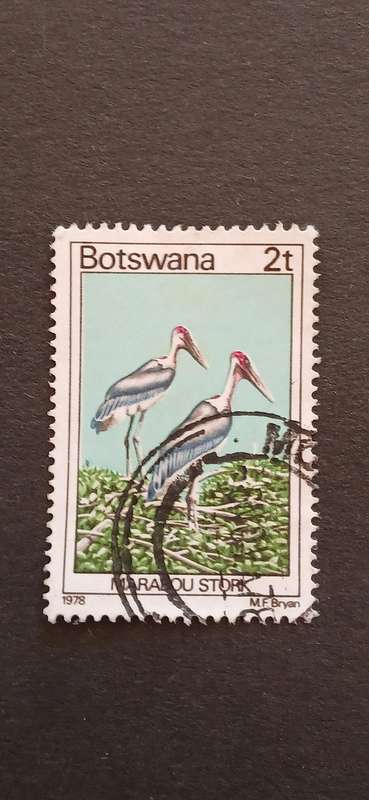 BOTSWANA 1978 BIRDS