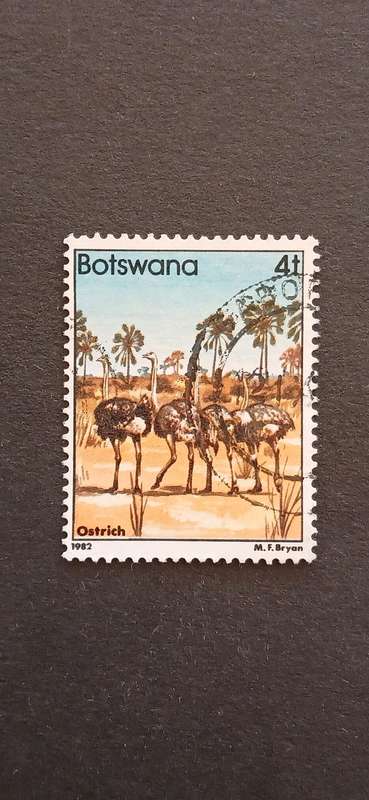 BOTSWANA 1982 BIRDS