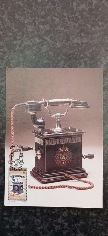 BOPHUTHATSWANA 1984 HISTORY OF THE TELEPHONE