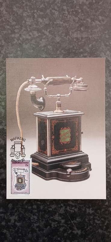 BOPHUTHATSWANA 1984 HISTORY OF THE TELEPHONE
