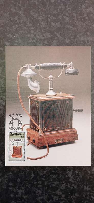 BOPHUTHATSWANA 1984 HISTORY OF THE TELEPHONE