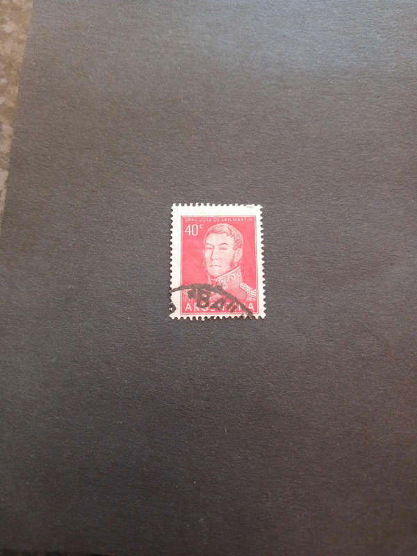 ARGENTINA 1954-59 GENERAL SAN MARTIN AND LOCAL MOTIFS