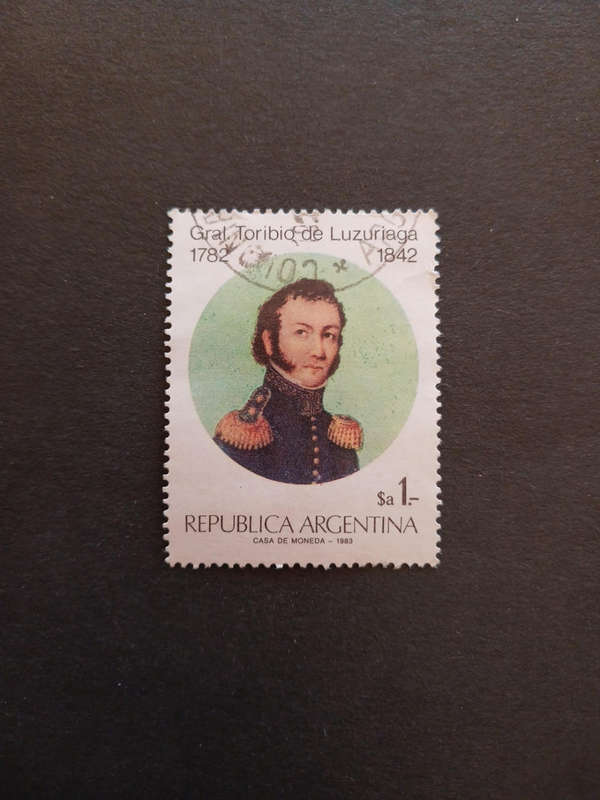 ARGENTINA 1983 200TH ANN. OF THE BIRTH OF GEN. TORIBIO DE LUZURIAGA 1982