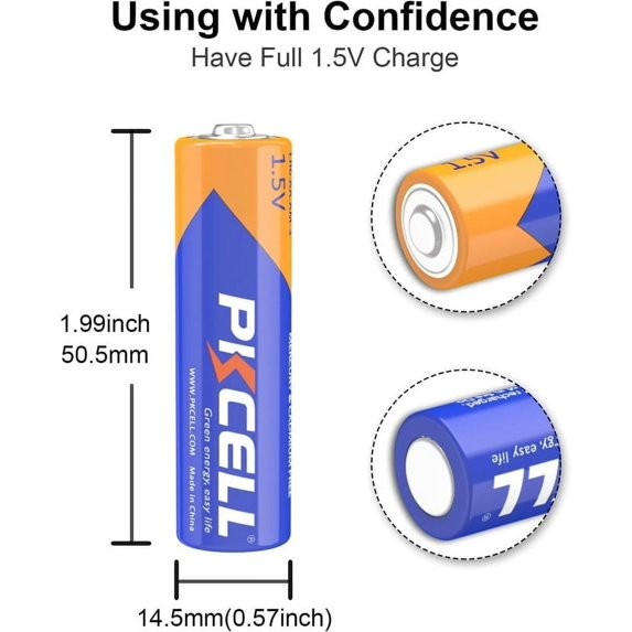 Battery AA alkaline PK cell sold in packs of 60pcs