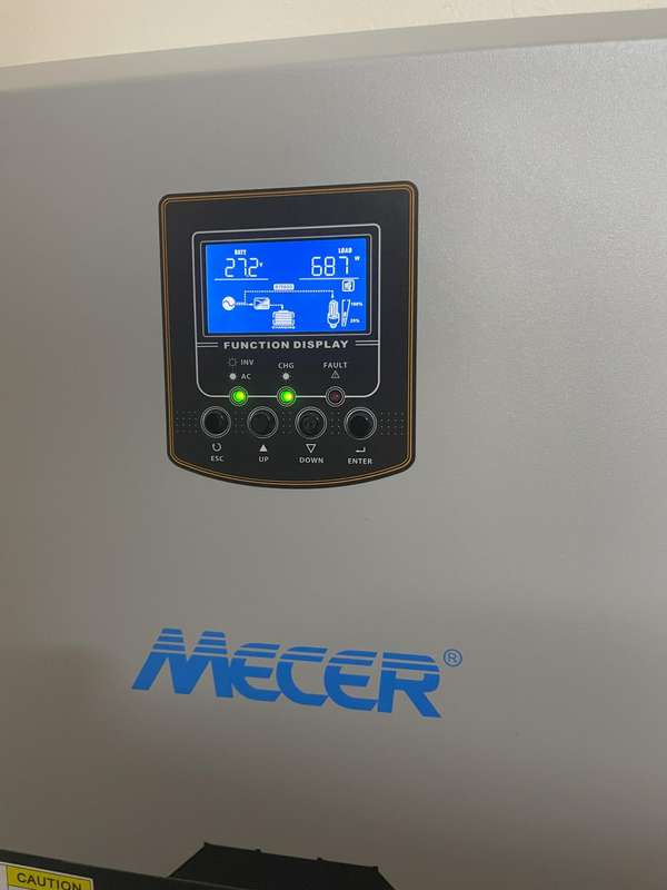 3KW inverter + 2.4Kw Battery