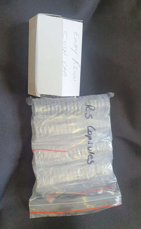 EMPTY R5 COIN CAPSULES
