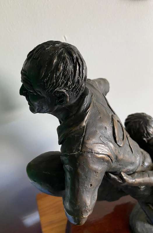 Harry Johnson - 1995 RWC Bronze Sculpture of Francois Pienaar