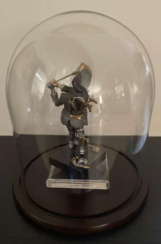 Frank Meisler Golfer Metal Sculpture