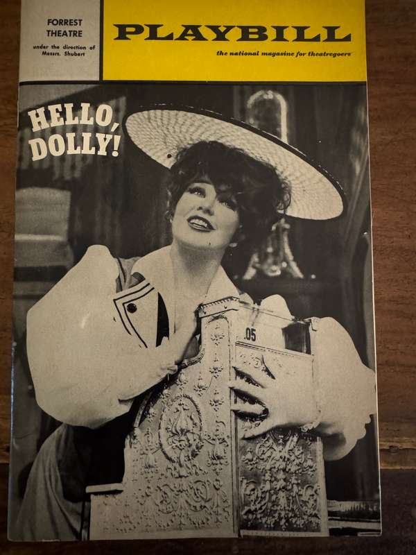 Ginger Rogers Playbills in Hello Dolly-Three Hello Dolly Playbills (different covers)